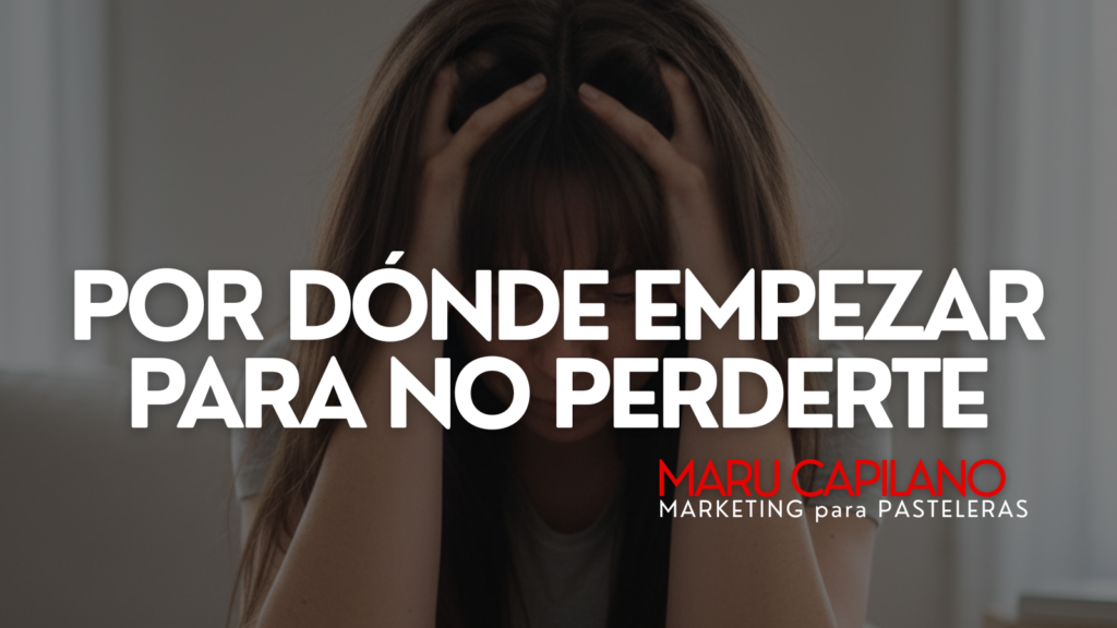 IMAGEN DE MARU PREOCUPADA CON EL TITULO Por dónde empezar para no perderte